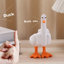 Statues de bureau, sculpture de doigt, mignon petit canard-1343084732