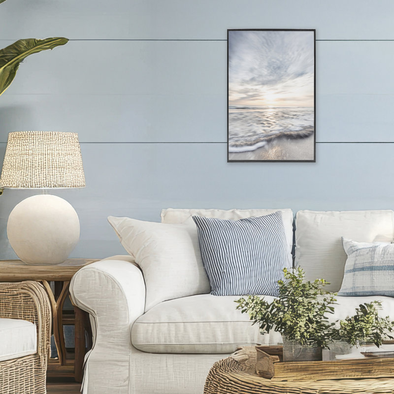 «Ripples Of Light over Bech», giclée encadrée, design par Karin Connolly, H 18 po x l 12 po, Giclée encadrée noir minuit