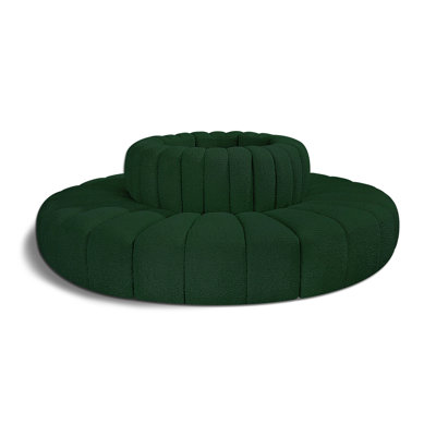 Hite Upholstered Curved Sectional Reversible