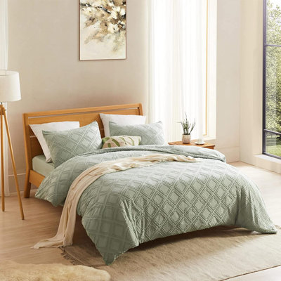 Ensemble de housse de couette touffetée 3 pièces