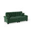 Canapé moderne plissé en chenille à 3 places 94 po Modern-136556448
