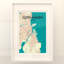 « copenhague city map », reproduction d’impression sur affiche en couleur-22631950
