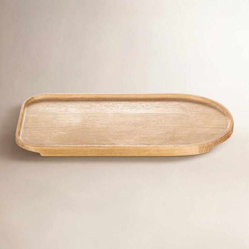 Zen Oak Cutting Board, 12.6"L x 6.7"W x 0.8"D