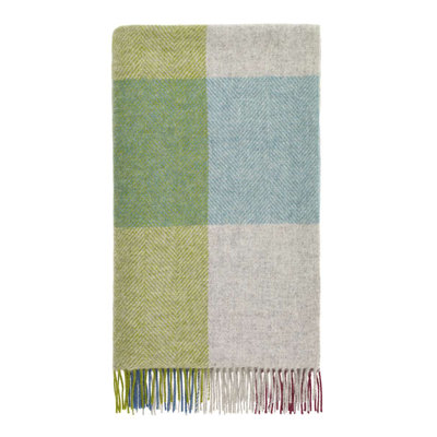 Shetland Wool Throw/Blankets Reversible Throw Blanket