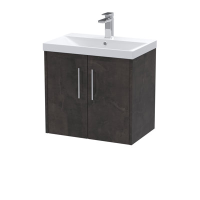 Juno 600mm Single Bathroom Vanity with Integrated Vitreous China Basin