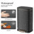 Ksskss Kitchen Step Trash Can With Lid, 13 Gallon / 50 Liter Stainless Steel Garbage Bin With Removable Inner Bucket, Anti-fingerprint, Waterproof, And Silent Close, Trash Bin For Kitchen, Bedroom, Living Room And Office-114773768