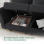 Canapé modulaire en coin avec chaise et repose-pieds Tremee-87232994