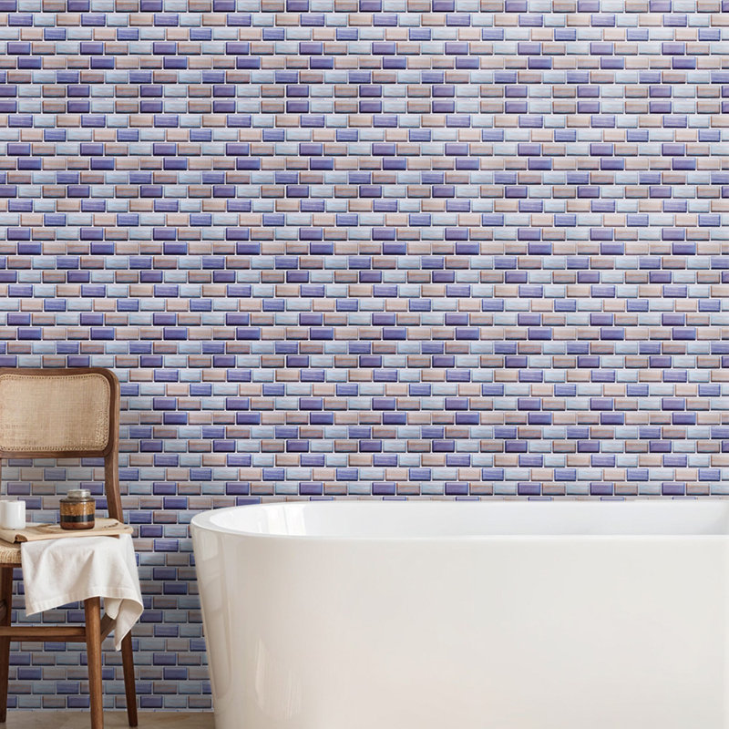 10Pcs Self-Adhesive Wall Tile Stickers