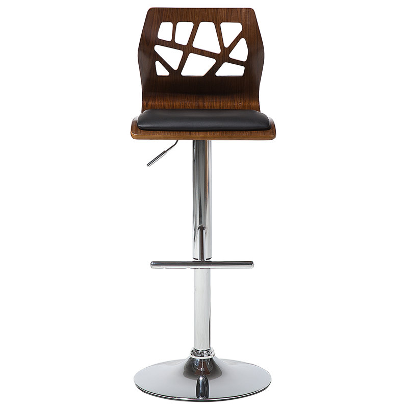 Upholstered Adjustable Height Counter Stool