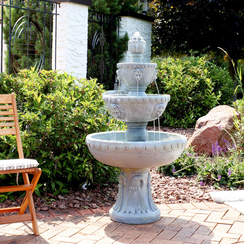 Fontaine d'extérieur à 4 niveaux Dunaway