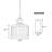 1-Light Green Ribbed Glass Plug-In Pendant Light with Brass Finish-1759272984