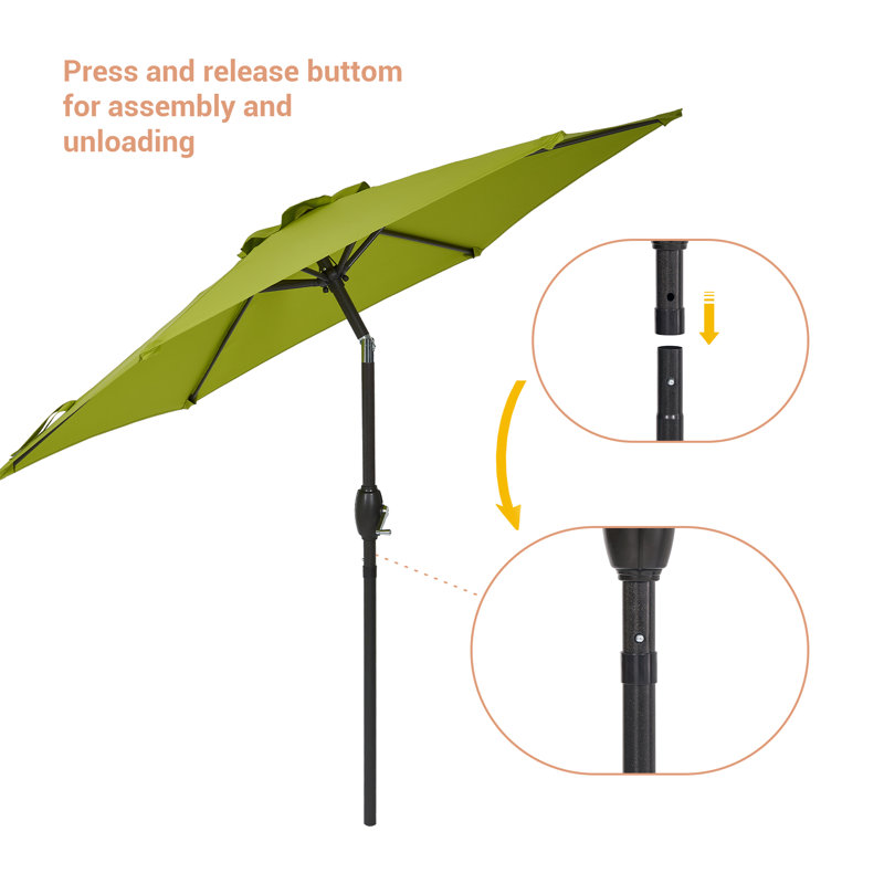 Parasol 90 po Doreon, Vert citron