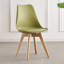 Thomasin Modern  Scandinavian Minimalist Dining Chairs with Faux Leather Cushions and Solid Wood Legs - Side Chair for Dining Room Kitchen Office-188020920-260027888
