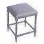 Ensemble de 2 tabourets de comptoir de 26 po avec siège rembourré, structure en bois d'acacia massif, assise rembourrée de mousse, conception aérée pour îlot de cuisine et bar, gris-453258679