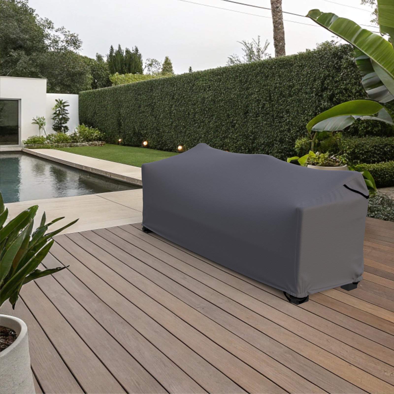 Everlee Aluminum Outdoor Patio Sofa Cover
