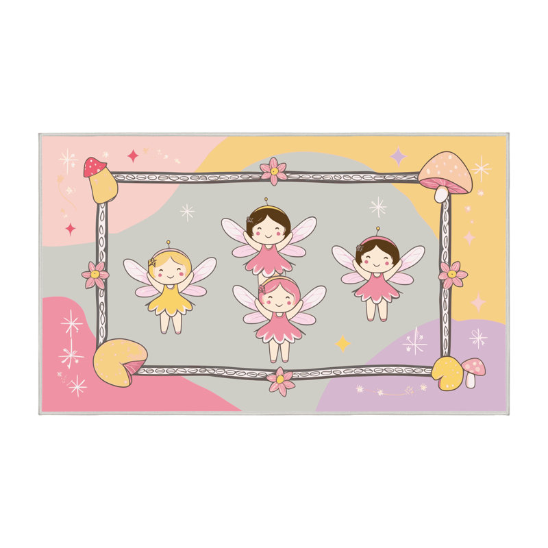 Tapis fantaisie Zoomie pour enfants Zoomie, Tapis de couloir 2 pi x 4 pi