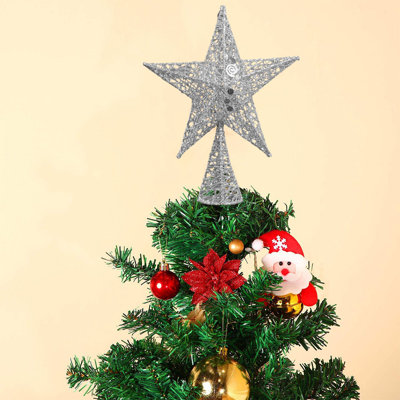Metal Astrology & Stars Tree Topper