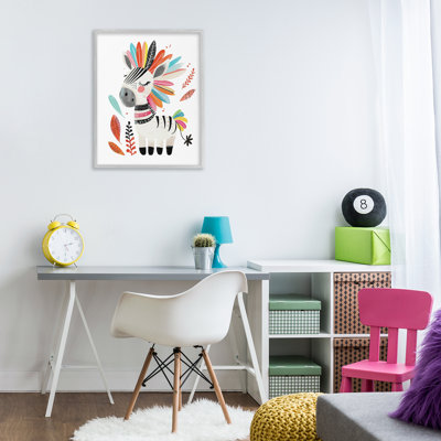 Giclée arc-en-ciel par zèbre par LSR Design Studio