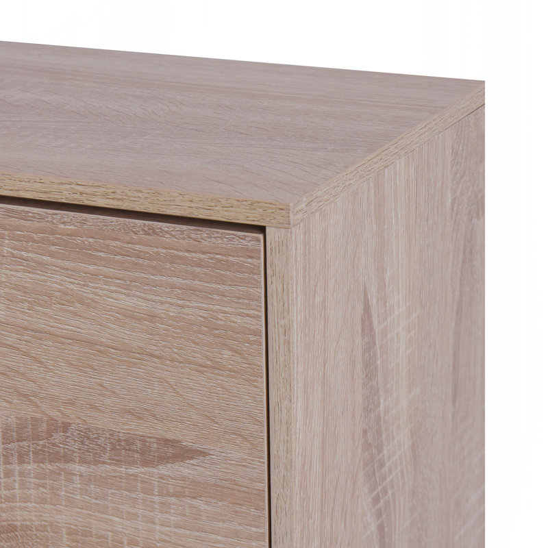 Armoire de rangement pour chaussures à 3 tiroirs, range-chaussures en bois à 3 niveaux pour vestibule