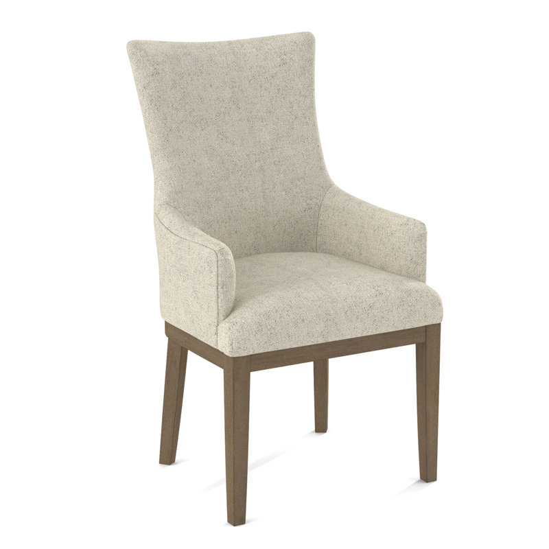 19'' H Upholstered Armchair, Weathered Gray, 61626-87