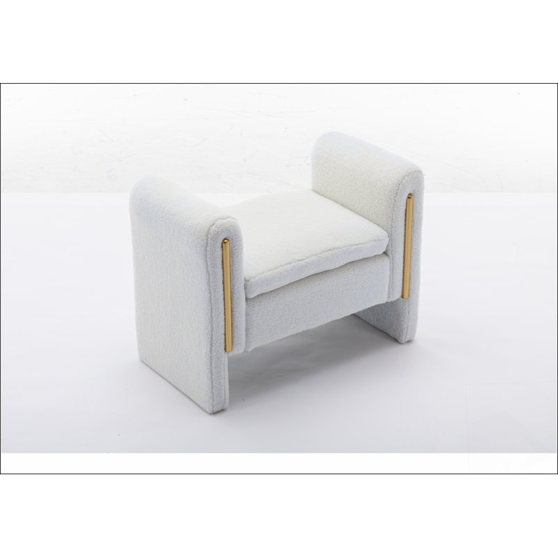 Ivory Teddy Single Bench A solid basic framework, comfortable, durable and beautiful