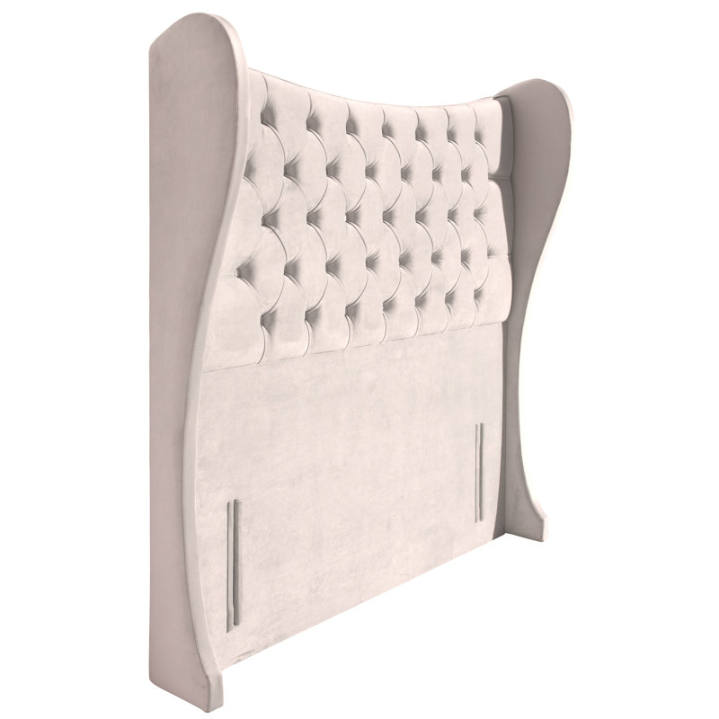 Carino Upholstered Headboard, Small Double (4'), Pink