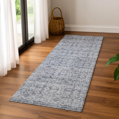 Premium Machine Washable Mayfield AMF2152 Striped Rug