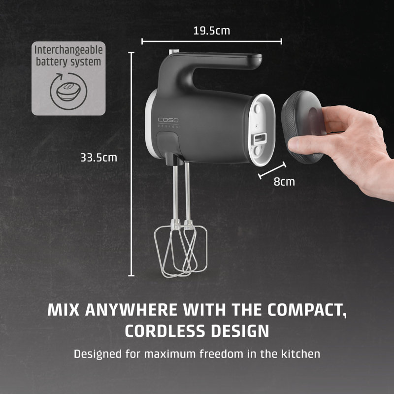 Caso Design 8 Speed Hand Mixer Whisk