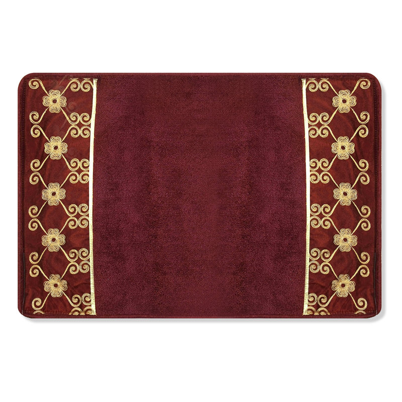Etty Memory Foam Non-Slip Bath Rug, Rectangle 21" x 32"