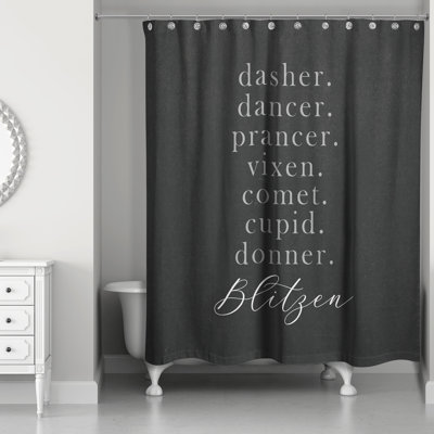 Aadish Shower Curtain with Hooks Included