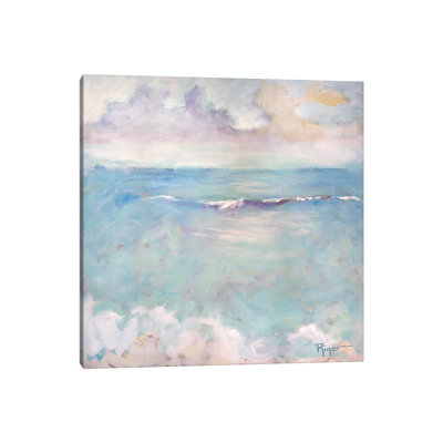 " A Day At The Beach III " by Sue Riger Painting Print