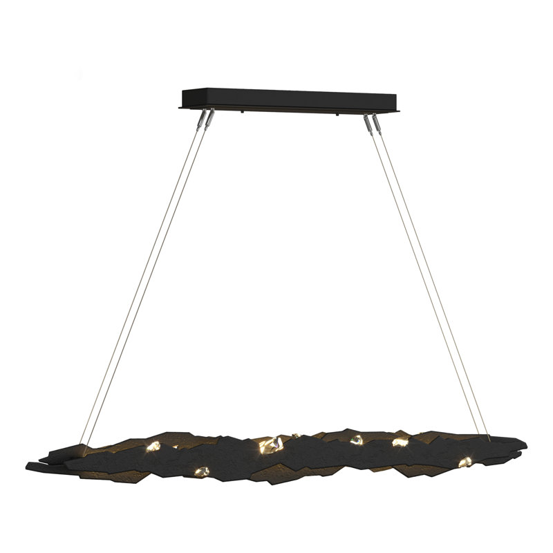 Luminaire suspendu pour îlot de cuisine Trove, Noir