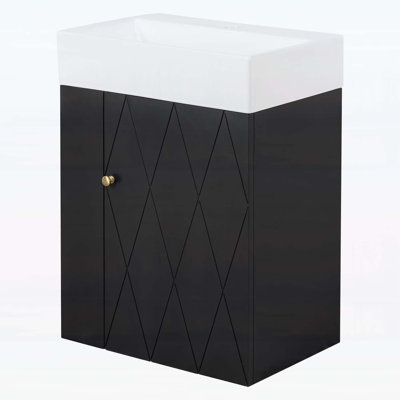 Meuble-lavabo 20 po avec lavabo en céramique