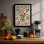 Bouquet Botanical - Framed Print-427640280-427640285