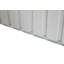 Remise de rangement de jardin en métal gris blanc 6X4x6ft