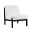 Fauteuil d'appoint Fluffy blanc avec structure en bois massif noir-2048487423-2048487411