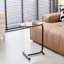 Tables d'appoint modernes 2 pièces en forme de C avec plateau surélevé et base en métal Modern-1175108996