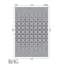 Geometric Hand-Knotted Wool Gray/White Area Rug