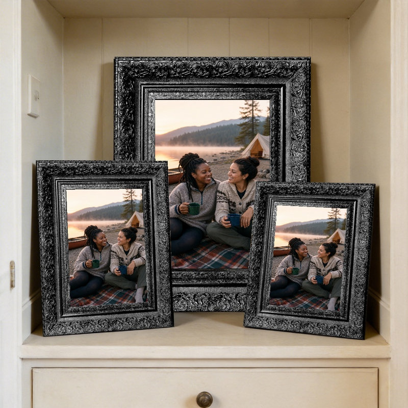 Cadre photo 8 "x 10" noir 1PC pour présentation de photos de mariage, Black, 1, 8" W x 10" H