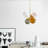 Colben Modern Colorful Glass Globe Pendant Light