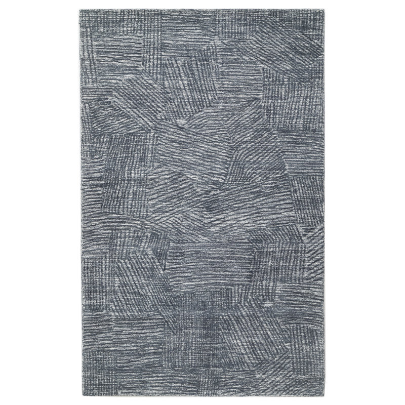 Hand Tufted Wool Solros Rug, Rectangle 2' x 3'