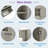 Tall Bathroom Storage Cabinet With Adjustable Shelves, Large Flip-out Basket And Enclosed Cabinets-964200550