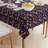 Rectangular Tablecloth, 100% Cotton, Floral 25-917264138