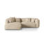 Bedar 2 Seater Velvet Corner Sofa -1511851141