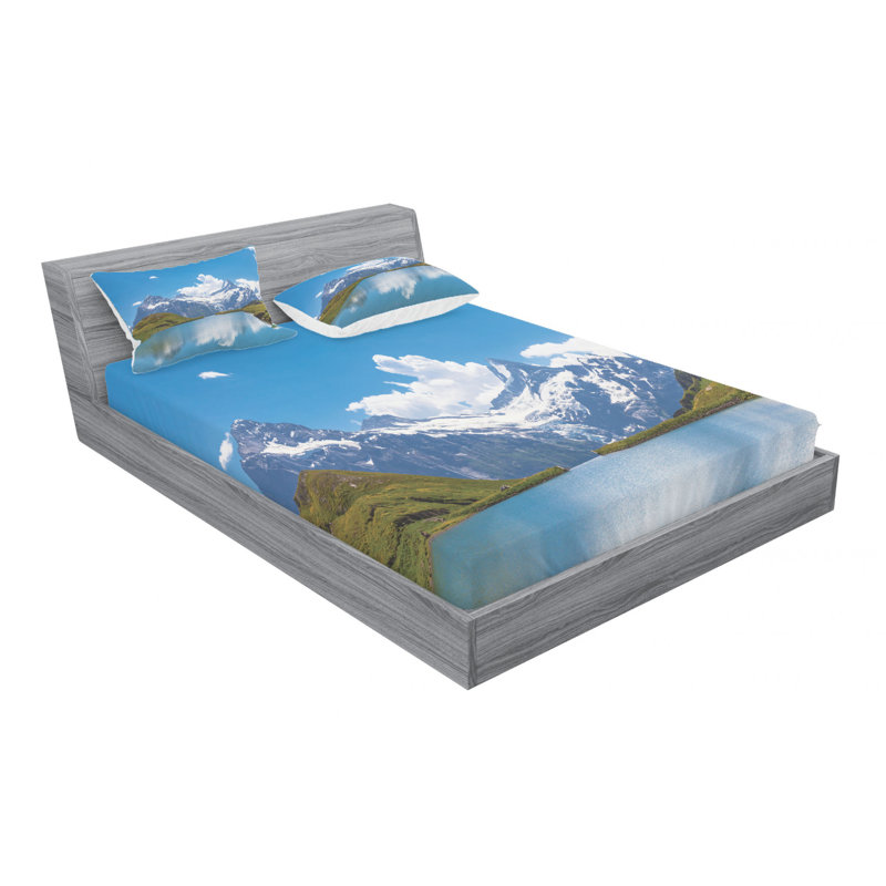 Microfiber Sheet Set, Full Sheet Set with Fitted Sheet