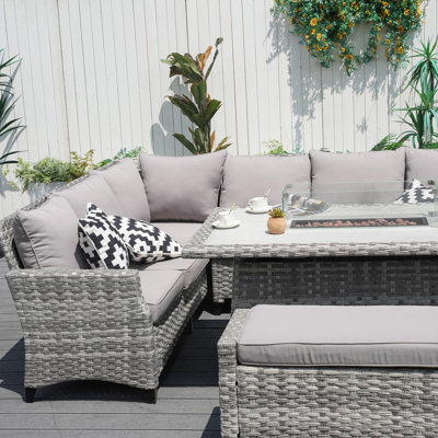 Algird 10 - Person Patio Conversation Set