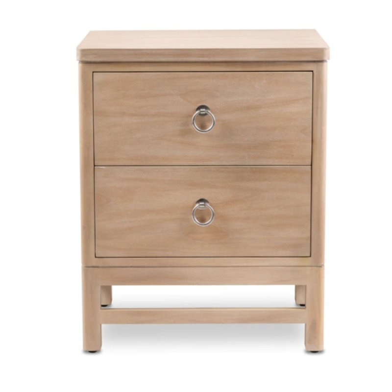 Monterey - 2 Drawer Nightstand - Sandstone Finish