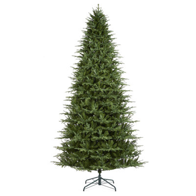 Leilonie Flocked Pre-Lit Fir Christmas Tree