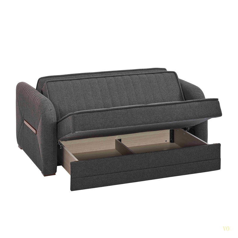 Causeuse convertible avec rangement Primenest Flyte Collection, Gris