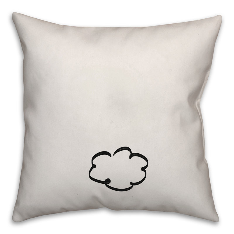  Coussin réversible avec oreilles de lapin et queue réversibles, 18 po x 18 po